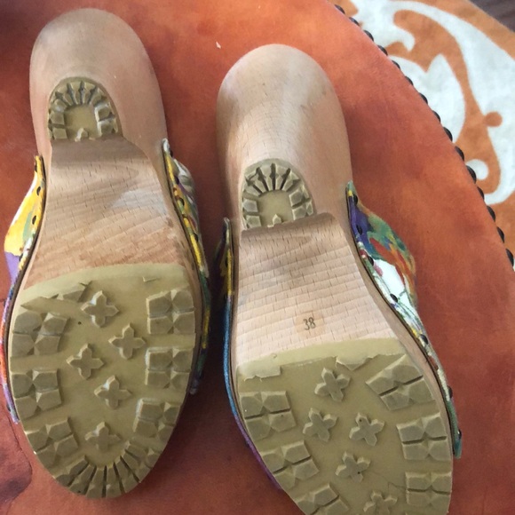 Stella McCartney Floral Wooden Mule - Picture 3 of 8